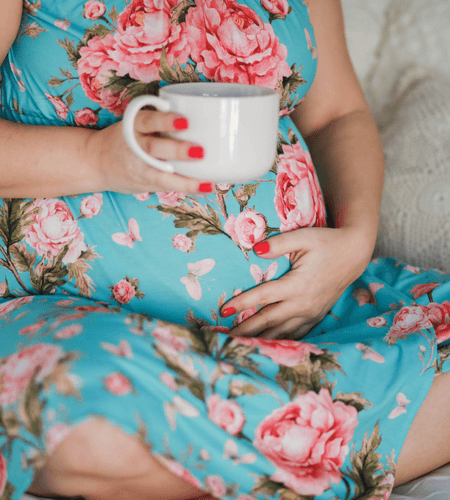 Davy Ultra Soft Maternity & Nursing Pajamas in Slate Blue – Milk & Baby