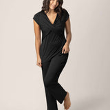 Davy Maternity & Nursing Pajama Set | Black | Milk & Baby
