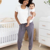 Everyday Lounge Jogger | Heathered Granite | Milk & Baby