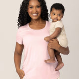 Everyday Maternity & Nursing T-shirt | Dusty Pink | Milk & Baby