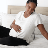 Everyday Maternity & Nursing T-shirt | White | Milk & Baby