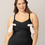 Sublime® Hands-Free Pumping & Nursing Tank | Black | Milk & Baby