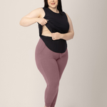 Bamboo Maternity & Nursing Tank | Black | Milk & Baby