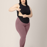 Bamboo Maternity & Nursing Tank | Black | Milk & Baby