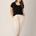 Everyday Maternity & Nursing T-shirt | Black | Milk & Baby