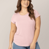 Everyday Maternity & Nursing T-shirt | Dusty Pink | Milk & Baby