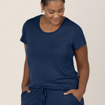 Everyday Maternity & Nursing T-shirt | Navy | Milk & Baby