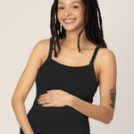 Bamboo Lounge Around Nursing Tank | Black | Milk & Baby