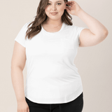 Everyday Maternity & Nursing T-shirt | White | Milk & Baby