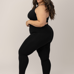 Sublime® Hands-Free Pumping & Nursing Sports Bra | Black | Milk & Baby