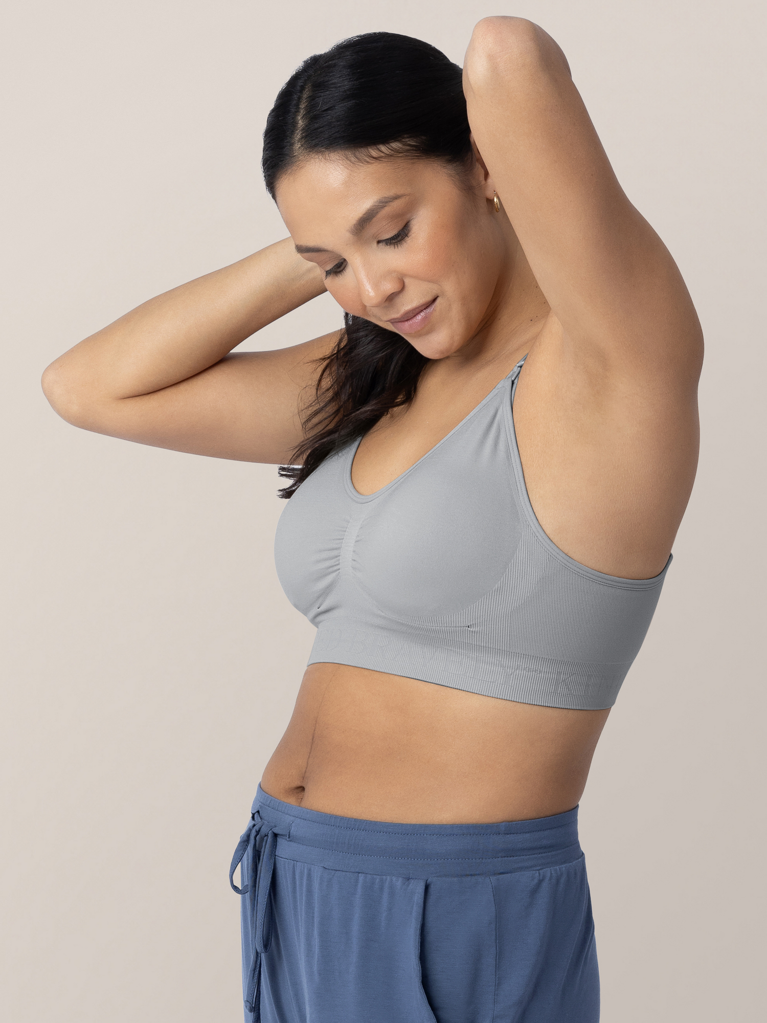 Simply Sublime® Nursing Bra | Grey | Milk & Baby