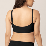 Sublime® Adjustable Crossover Nursing & Lounge Bra | Black | Milk & Baby