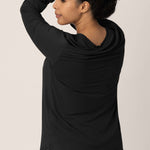 Bamboo Maternity & Nursing Long Sleeve T-shirt | Black Milk & Baby