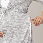 Emmaline Robe | Grey | Milk & Baby