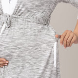Emmaline Robe | Grey | Milk & Baby