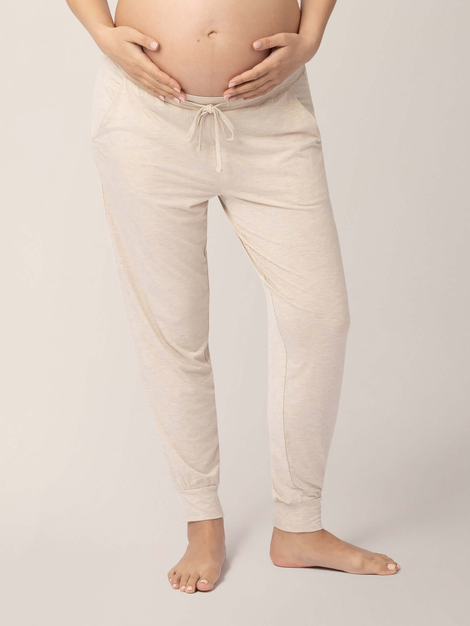Everyday Lounge Jogger | Oatmeal Heather | Milk & Baby
