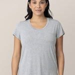 Everyday Maternity & Nursing T-shirt | Grey Heather | Milk & Baby