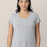 Everyday Maternity & Nursing T-shirt | Grey Heather | Milk & Baby