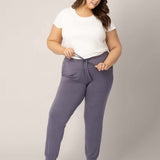 Everyday Lounge Jogger | Heathered Granite | Milk & Baby