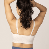 Sublime® Bamboo Hands-Free Pumping Lounge & Sleep Bra | Oatmeal Heather | Milk & Baby