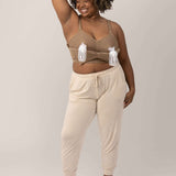 Sublime® Hands-Free Pumping & Nursing Bra | Latte | Milk & Baby