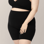 Sublime® Bamboo Maternity & Postpartum Bike Short | Black | Milk & Baby