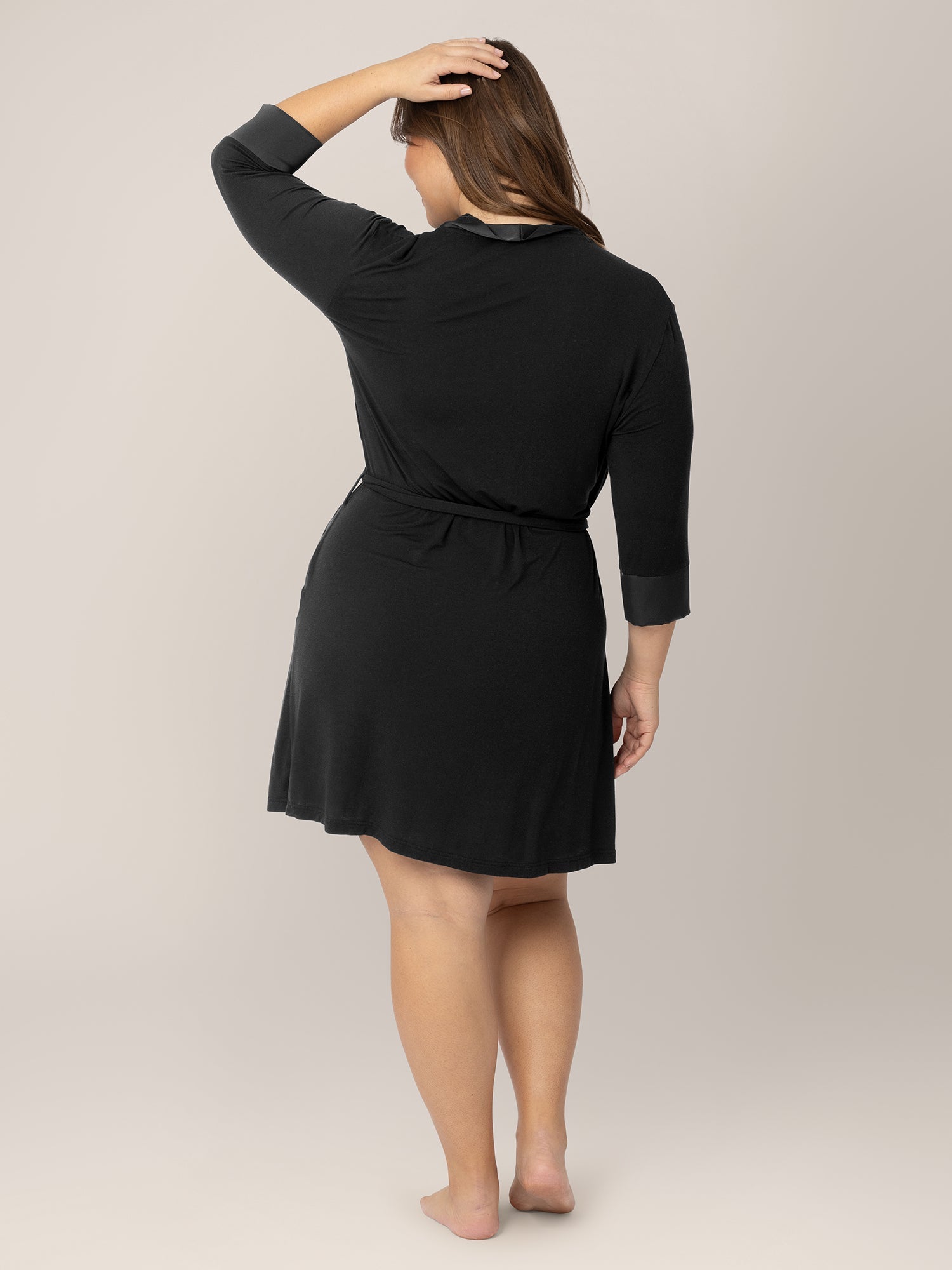 Emmaline Robe | Black | Milk & Baby