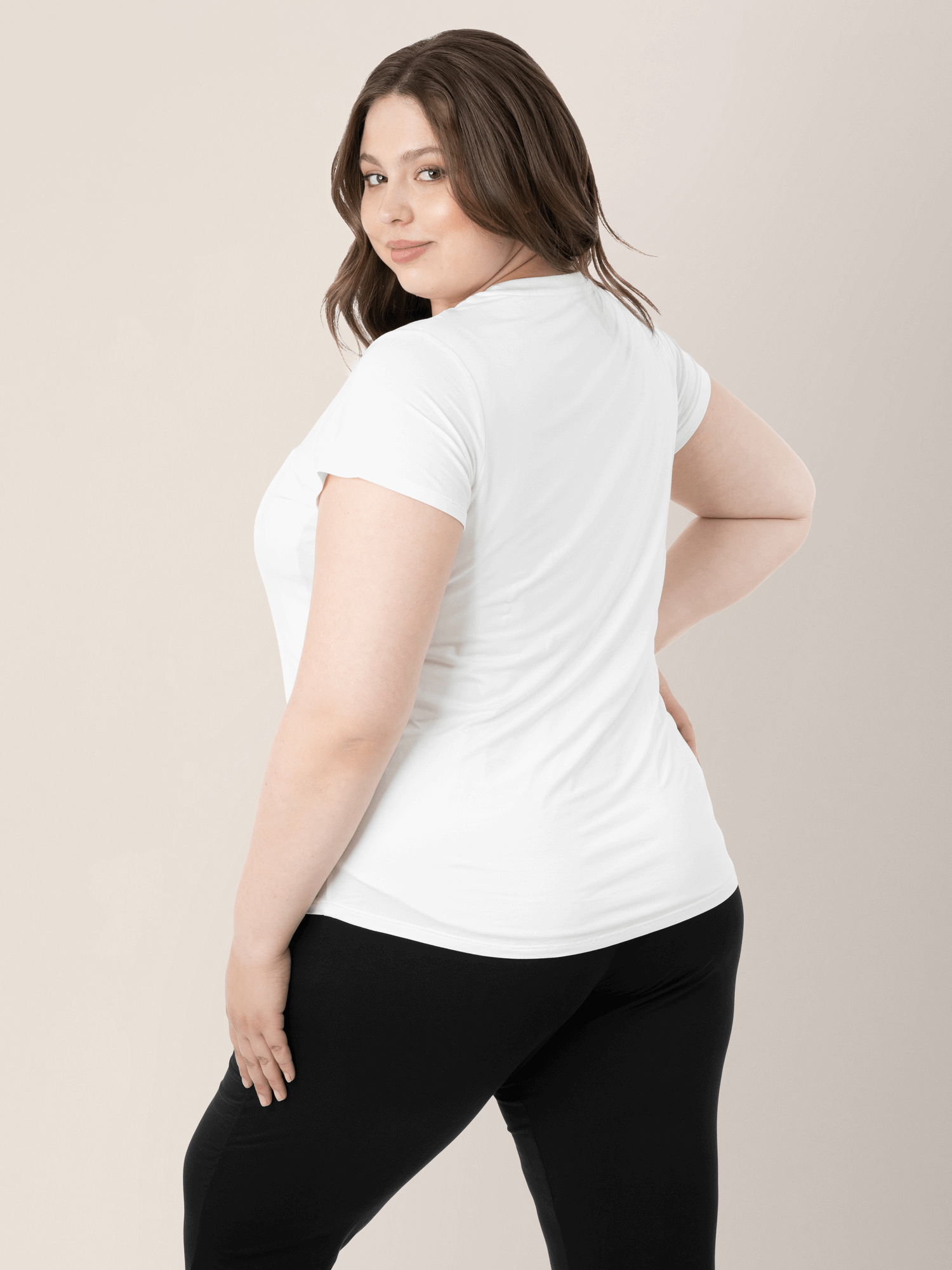 Everyday Maternity & Nursing T-shirt | White | Milk & Baby