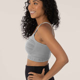 Sublime® Hands-Free Pumping & Nursing Bra | Grey | Milk & Baby