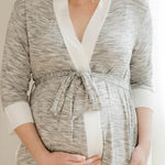 Emmaline Robe | Grey | Milk & Baby