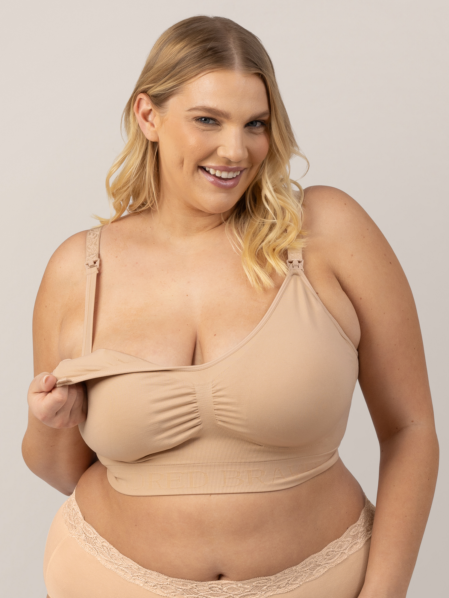 Simply Sublime® Nursing Bra | Beige | Milk & Baby