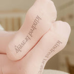 Premium Maternity Compression Socks (2-Pack) | Soft Pink & Grey Heather | Milk & Baby