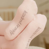 Premium Maternity Compression Socks (2-Pack) | Soft Pink & Grey Heather | Milk & Baby