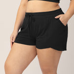 Bamboo Maternity & Postpartum Lounge Short | Black | Milk & Baby