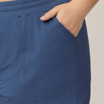Bamboo Maternity & Postpartum Lounge Short | Slate Blue | Milk & Baby