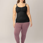 Sublime® Hands-Free Pumping & Nursing Tank | Black | Milk & Baby