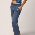 Davy Maternity & Nursing Pajama Set | Slate Blue | Milk & Baby