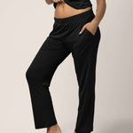 Davy Maternity & Nursing Pajama Set | Black | Milk & Baby