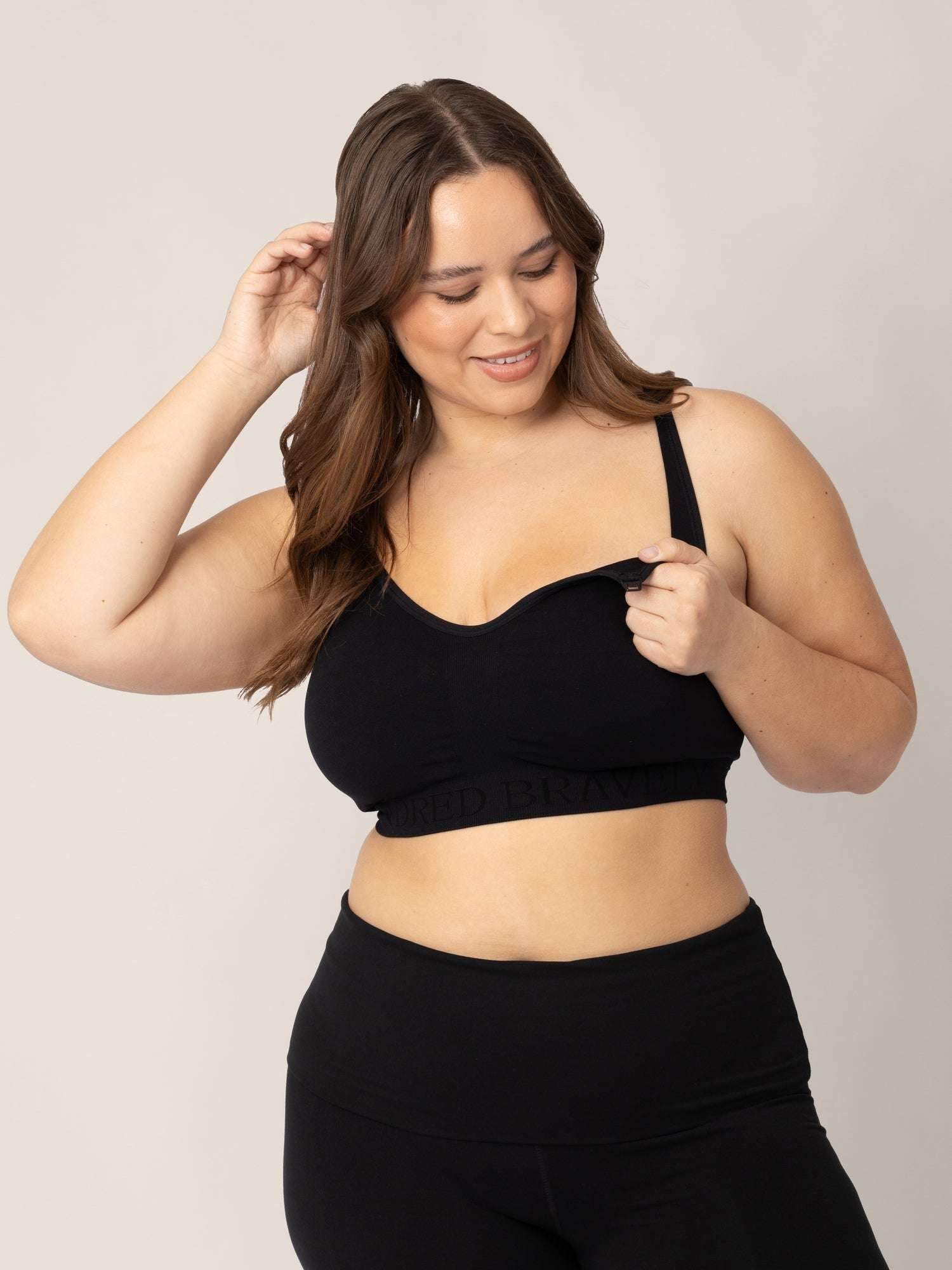 Sublime® Nursing Sports Bra | Black | Milk & Baby