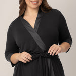 Emmaline Robe | Black | Milk & Baby