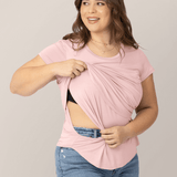 Everyday Maternity & Nursing T-shirt | Dusty Pink | Milk & Baby