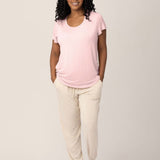 Everyday Maternity & Nursing T-shirt | Dusty Pink | Milk & Baby