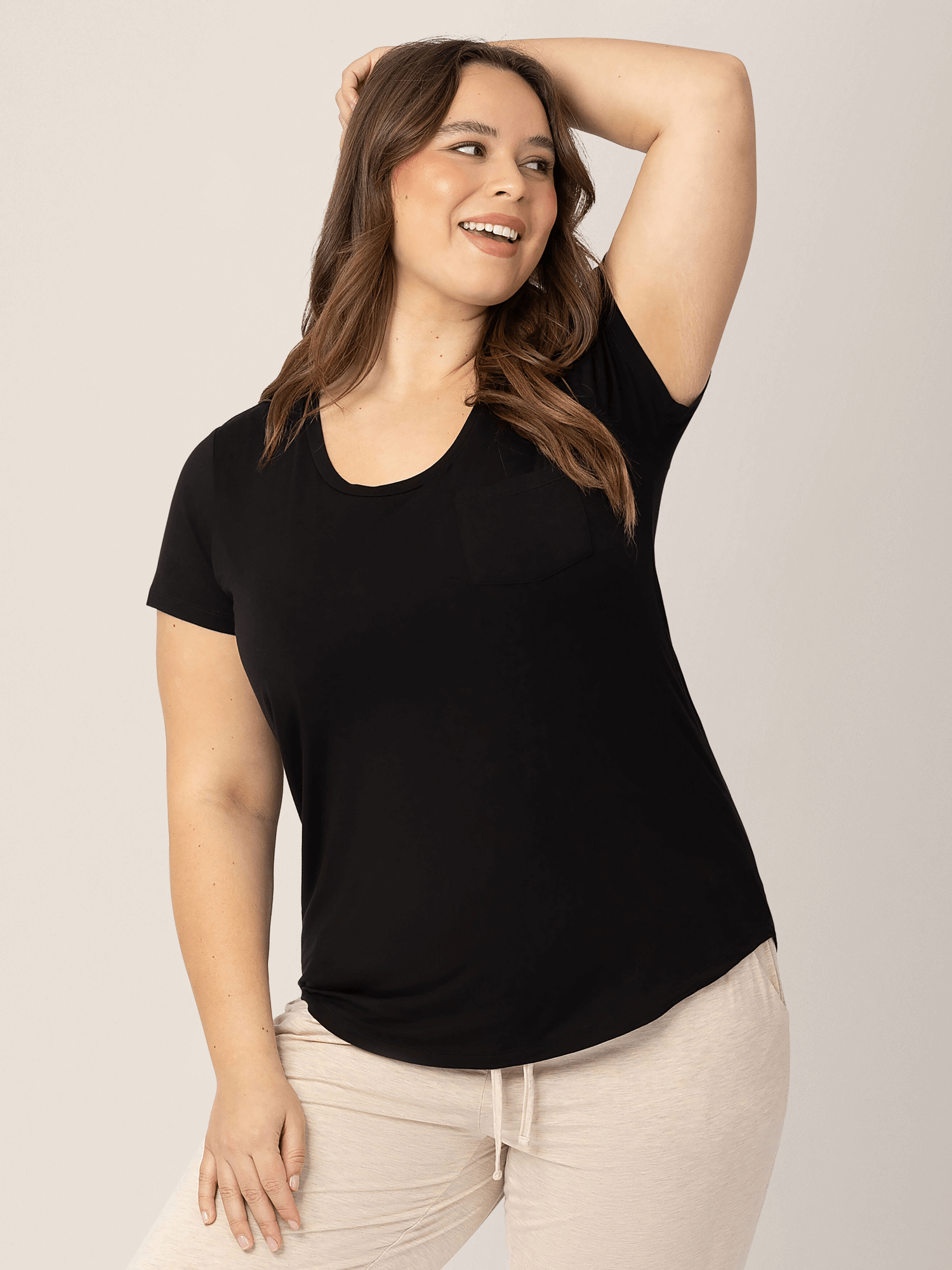 Everyday Maternity & Nursing T-shirt | Black | Milk & Baby