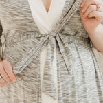 Emmaline Robe | Grey | Milk & Baby
