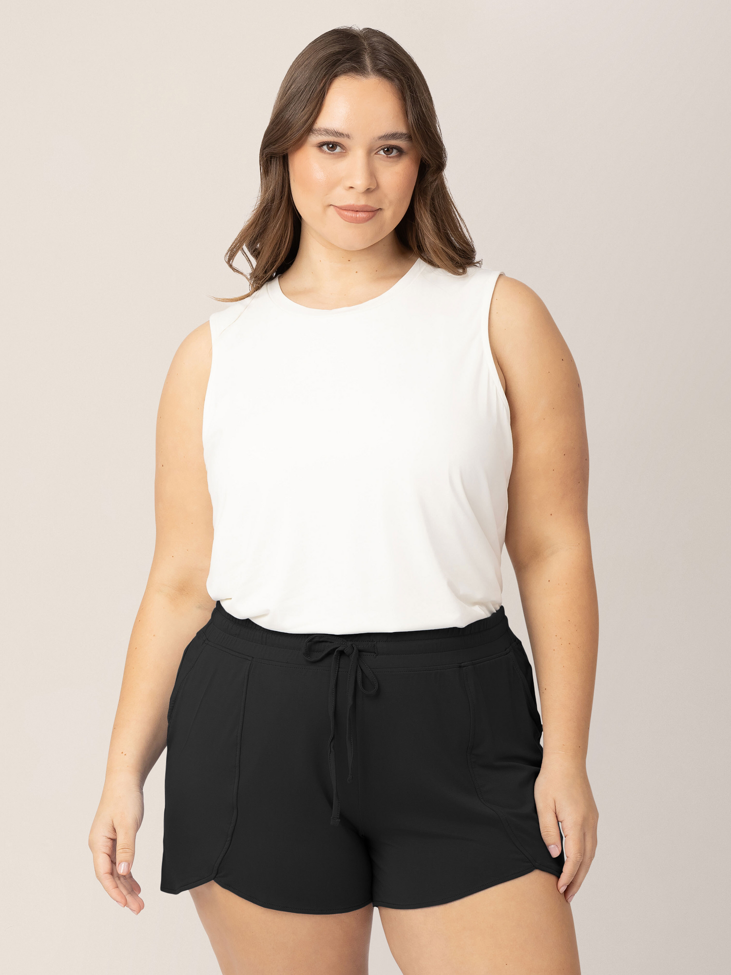 Bamboo Maternity & Postpartum Lounge Short | Black | Milk & Baby