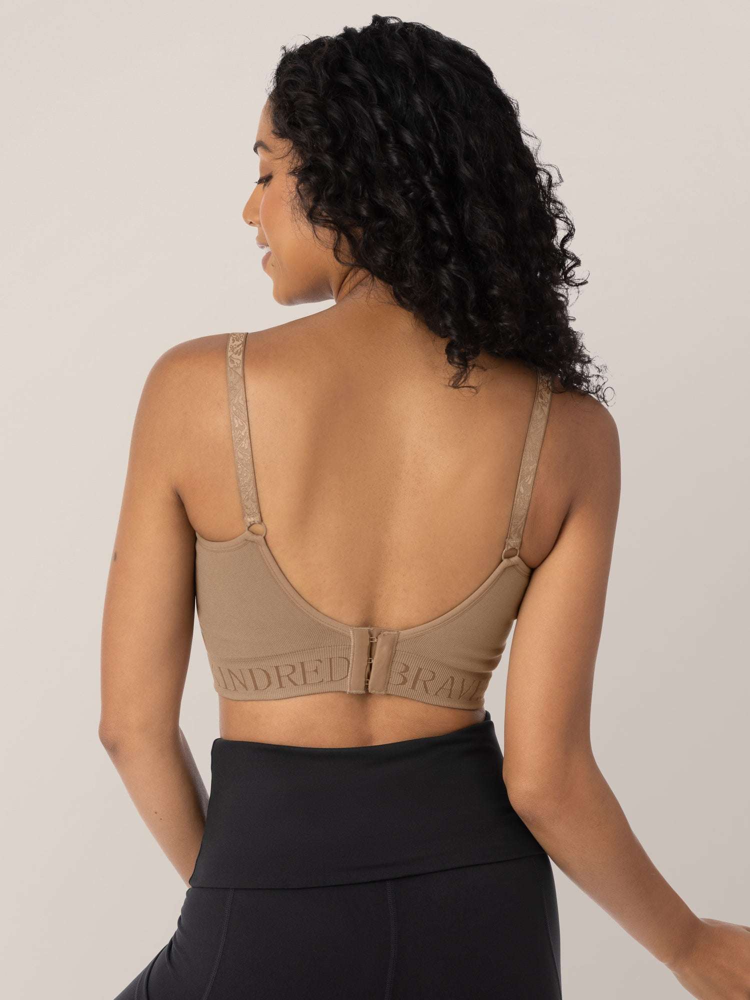 Sublime® Hands-Free Pumping & Nursing Bra | Latte | Milk & Baby
