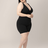 Sublime® Bamboo Maternity & Postpartum Bike Short | Black | Milk & Baby