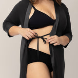 Emmaline Robe | Black | Milk & Baby