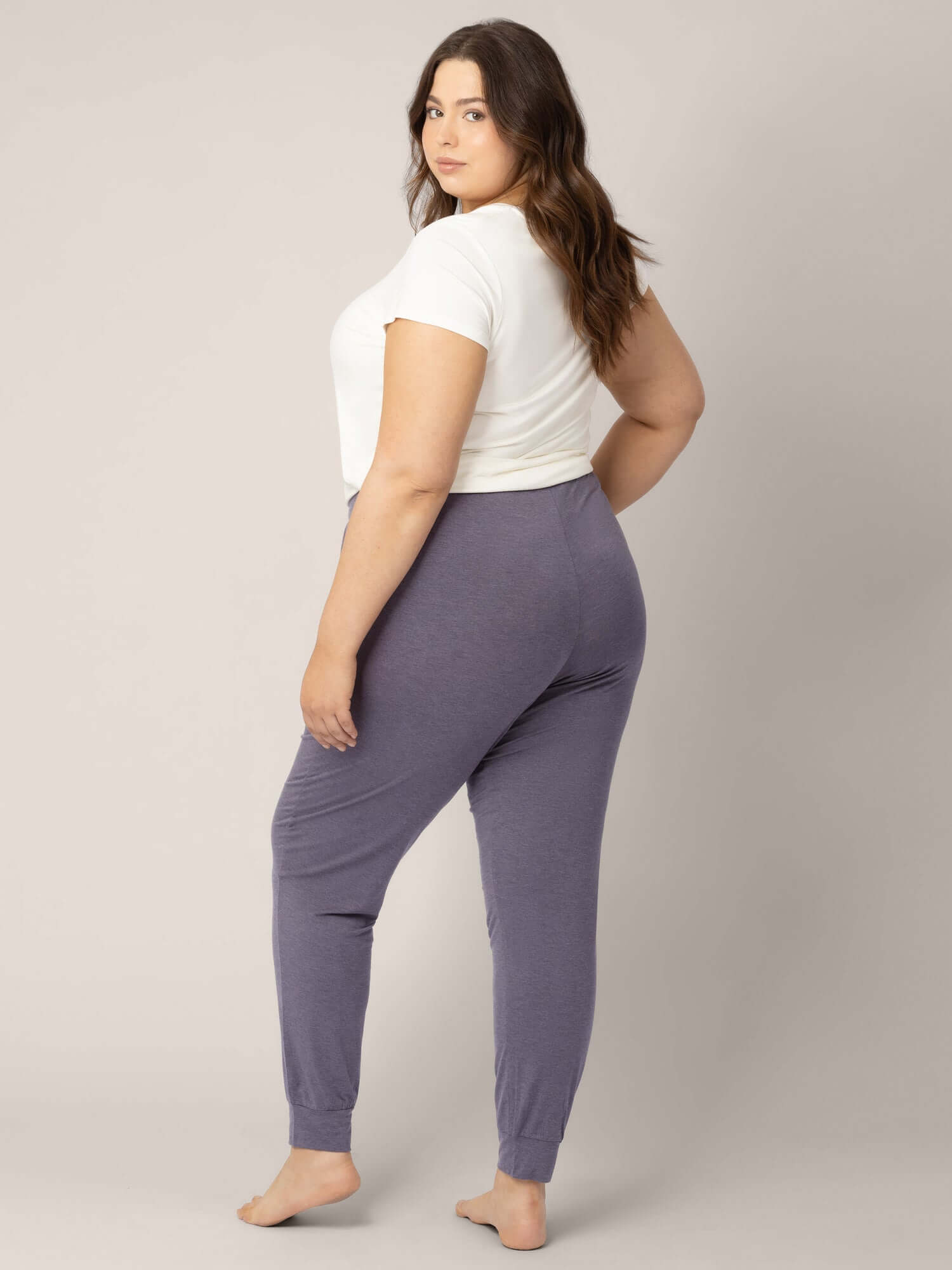 Everyday Lounge Jogger | Heathered Granite | Milk & Baby