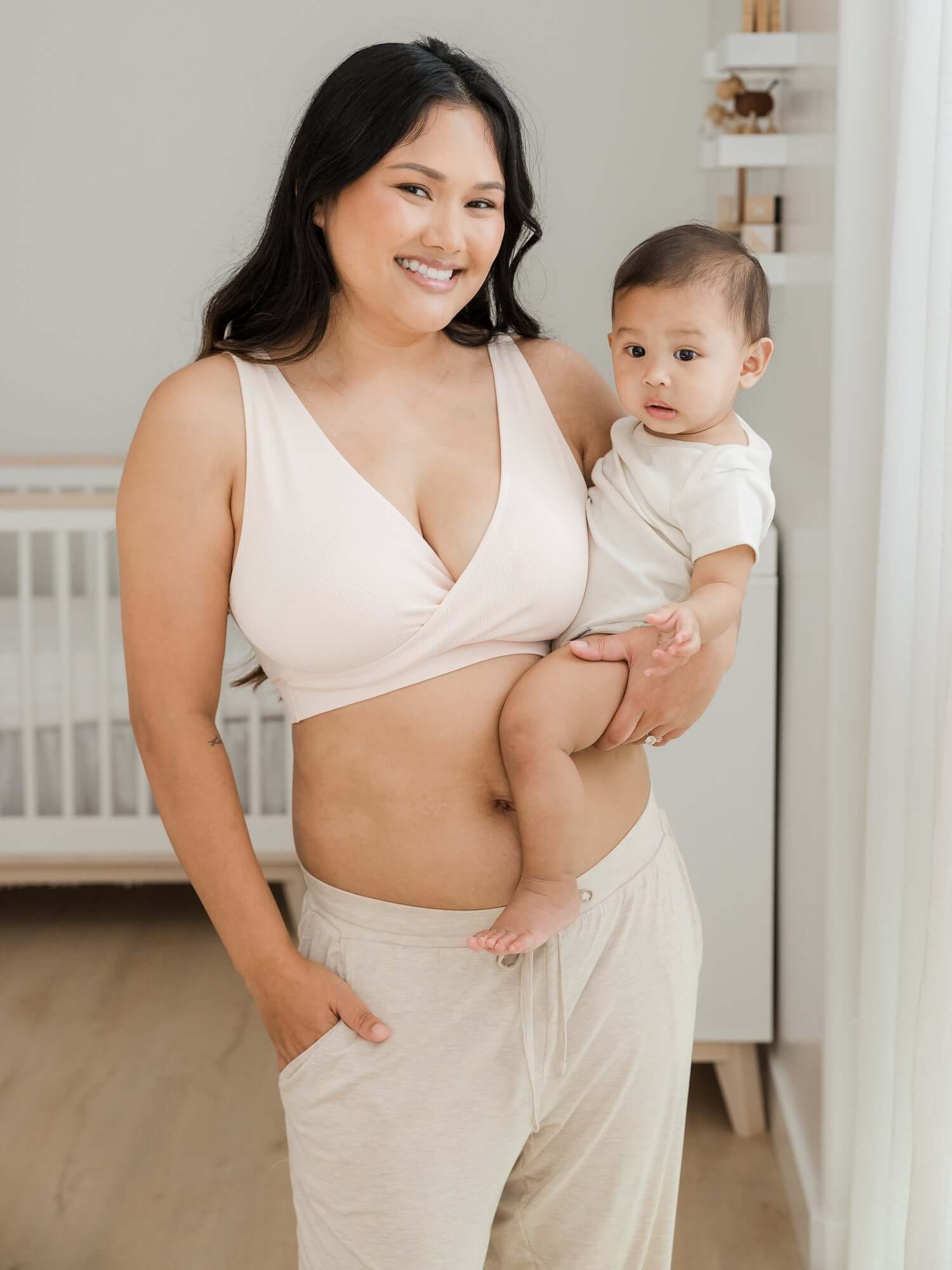 Everyday Lounge Jogger | Oatmeal Heather | Milk & Baby
